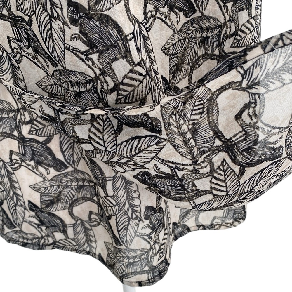 Nic + Zoe Monkey Floral Leaf Tank Blouse - Picture 4 of 9